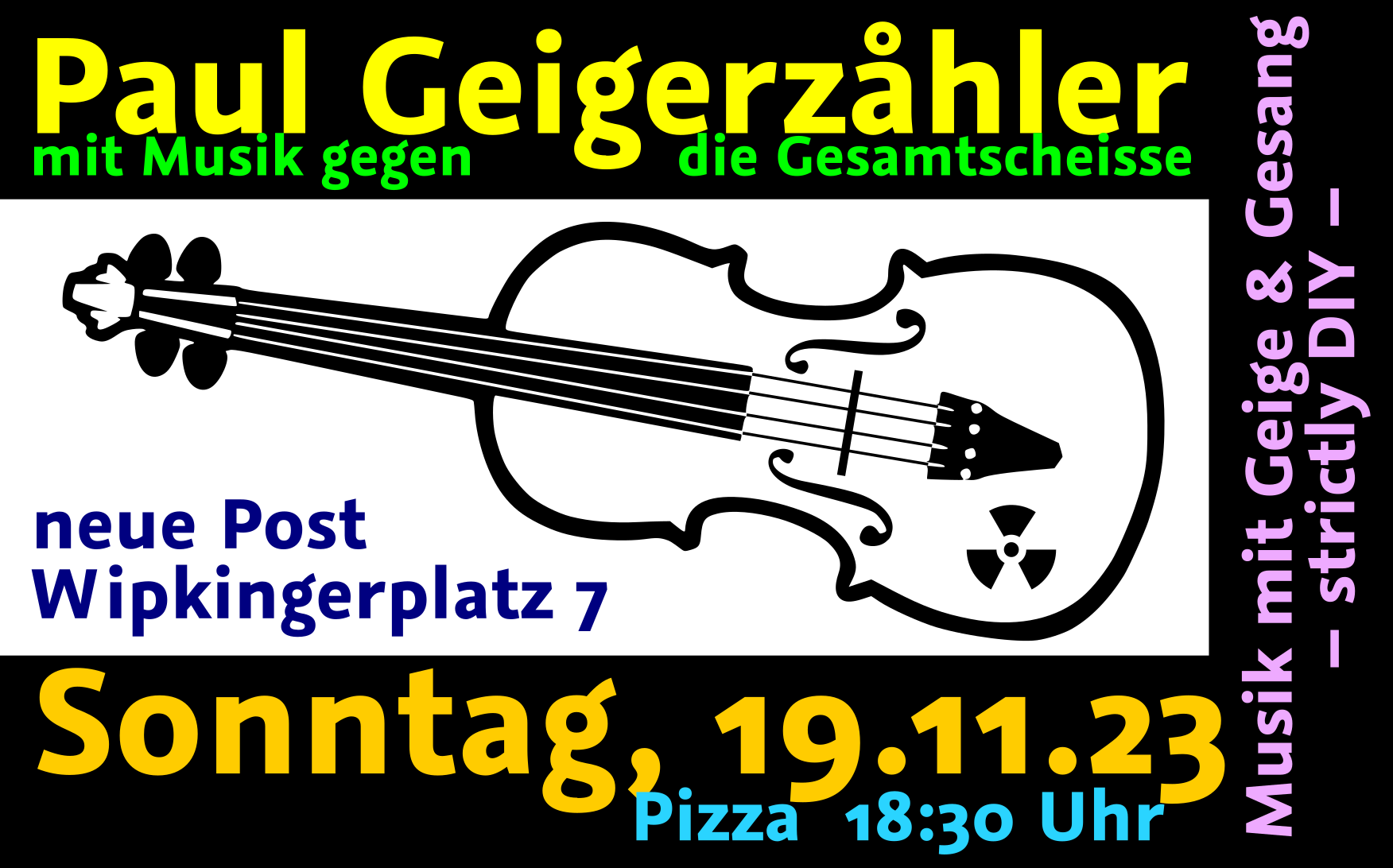 Pizza & Konzert: Paul Geigerzähler