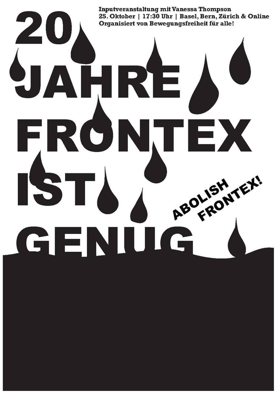 20 Jahre Frontex ist genug