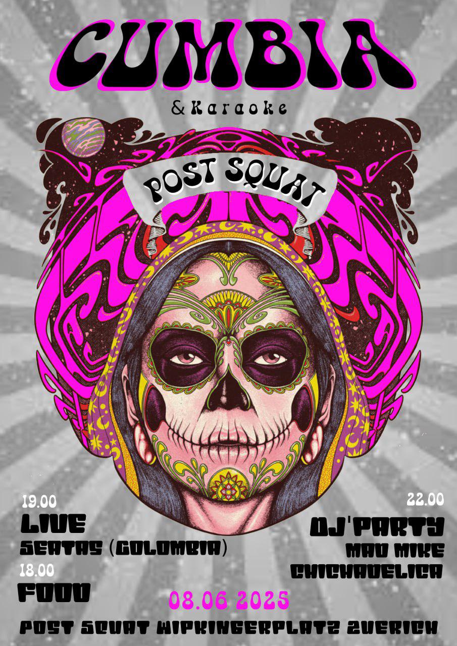 CUMBIA & KARAOKE mit SEATAS (Colombia) & Food